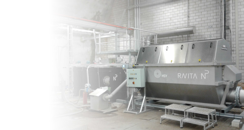 Kuvassa RAVITA:n  kiekkosuodatin